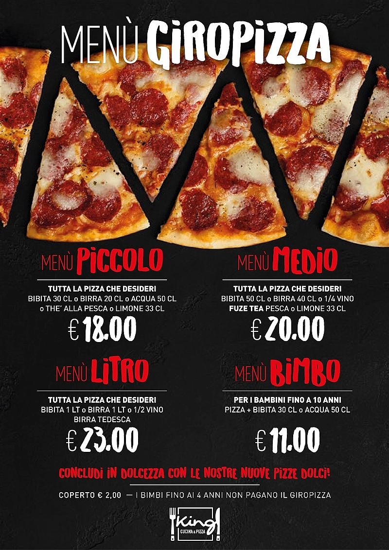 MENÙ GIROPIZZA